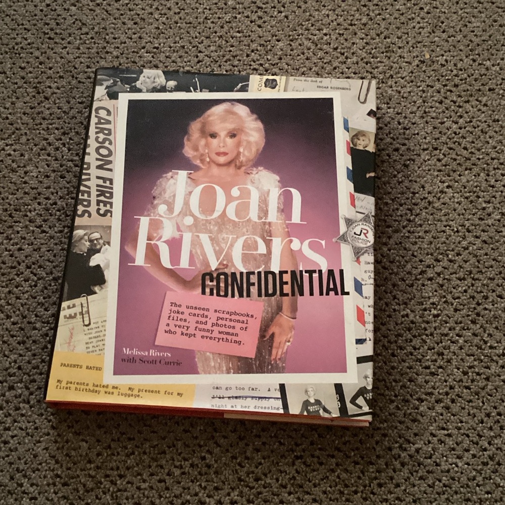 Joan Rivers Confidential Book Hard cover jacket